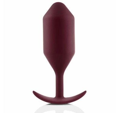 Plug analny - B-Vibe Snug Plug 5 Dark Red